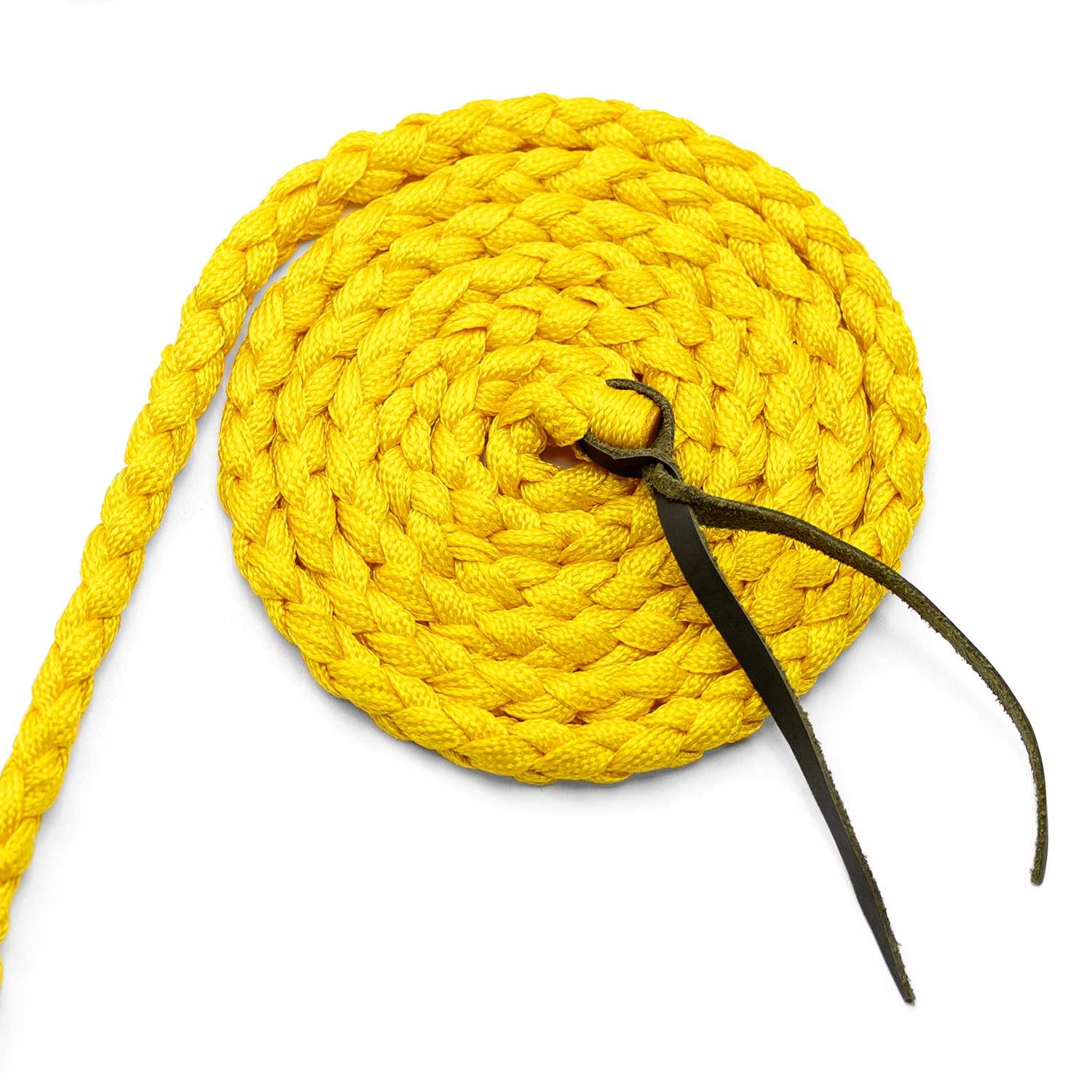 Jeffers Equine Geflochtenes Maultierband-Halfter mit 3 m abnehmbarem Führstrick-Set für Pferde, 14 bis 18 Hände – stilvolles Design mit verstellbarem Umfragegurt, einfach zu bedienende