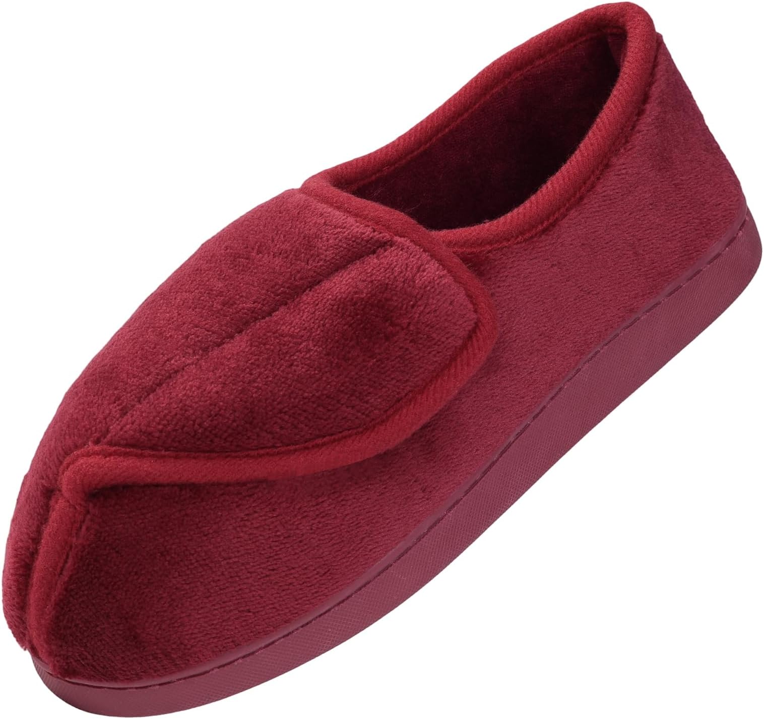 Git-up Women Soft wide Slippers Memory Foam Closed Toed Diabetic Arthritis Edema House Slippers