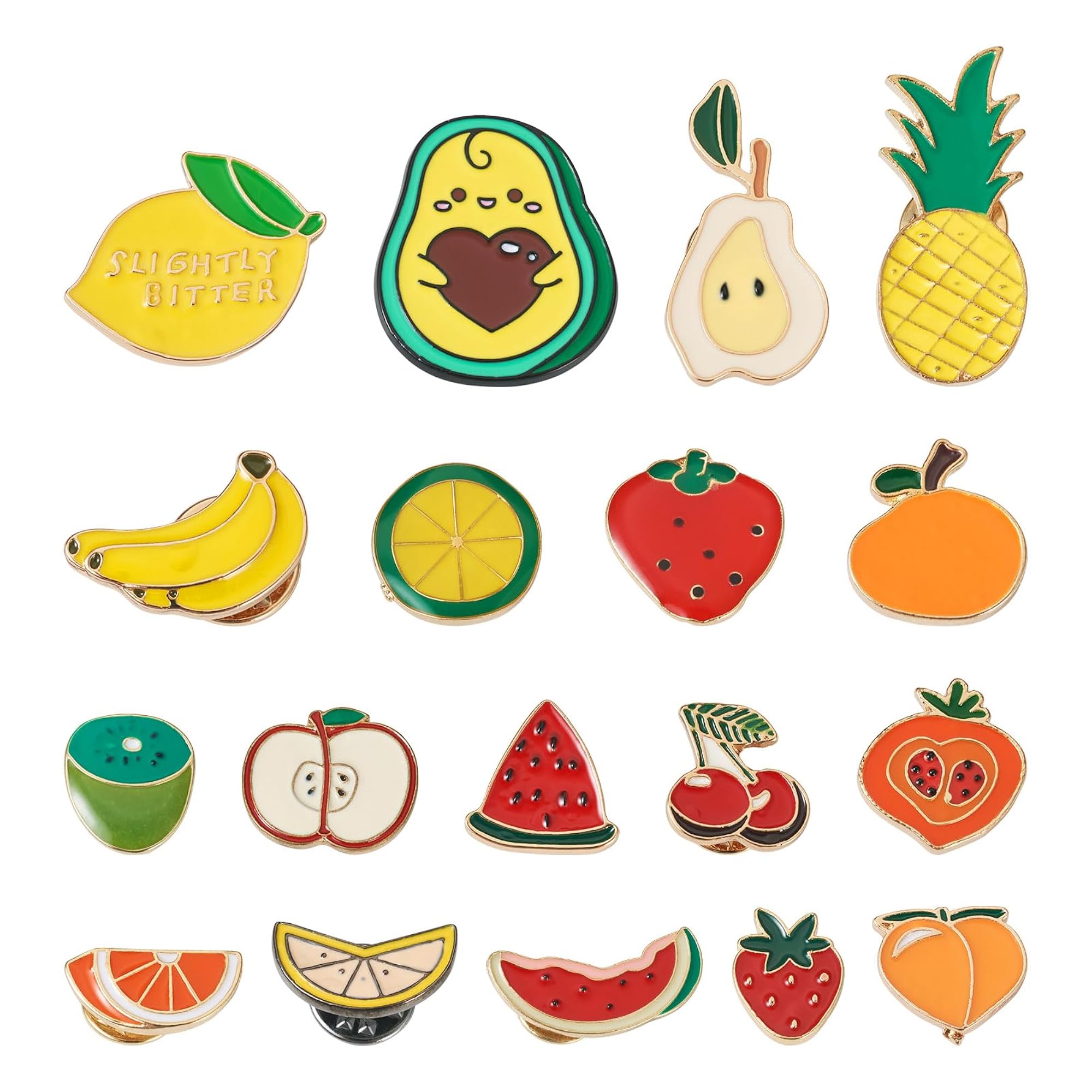 Cute Enamel Brooch Pins Set for Backpacks, Aesthetic Gift