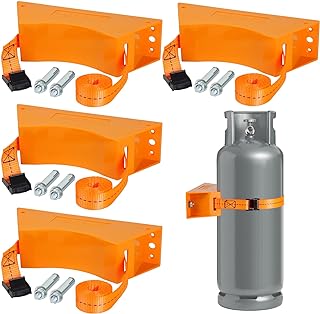 4PCS Propane Tank Holder, Gas Cylinder Holder, Propane Tank Mount， ABS Gas Cylinder Holder