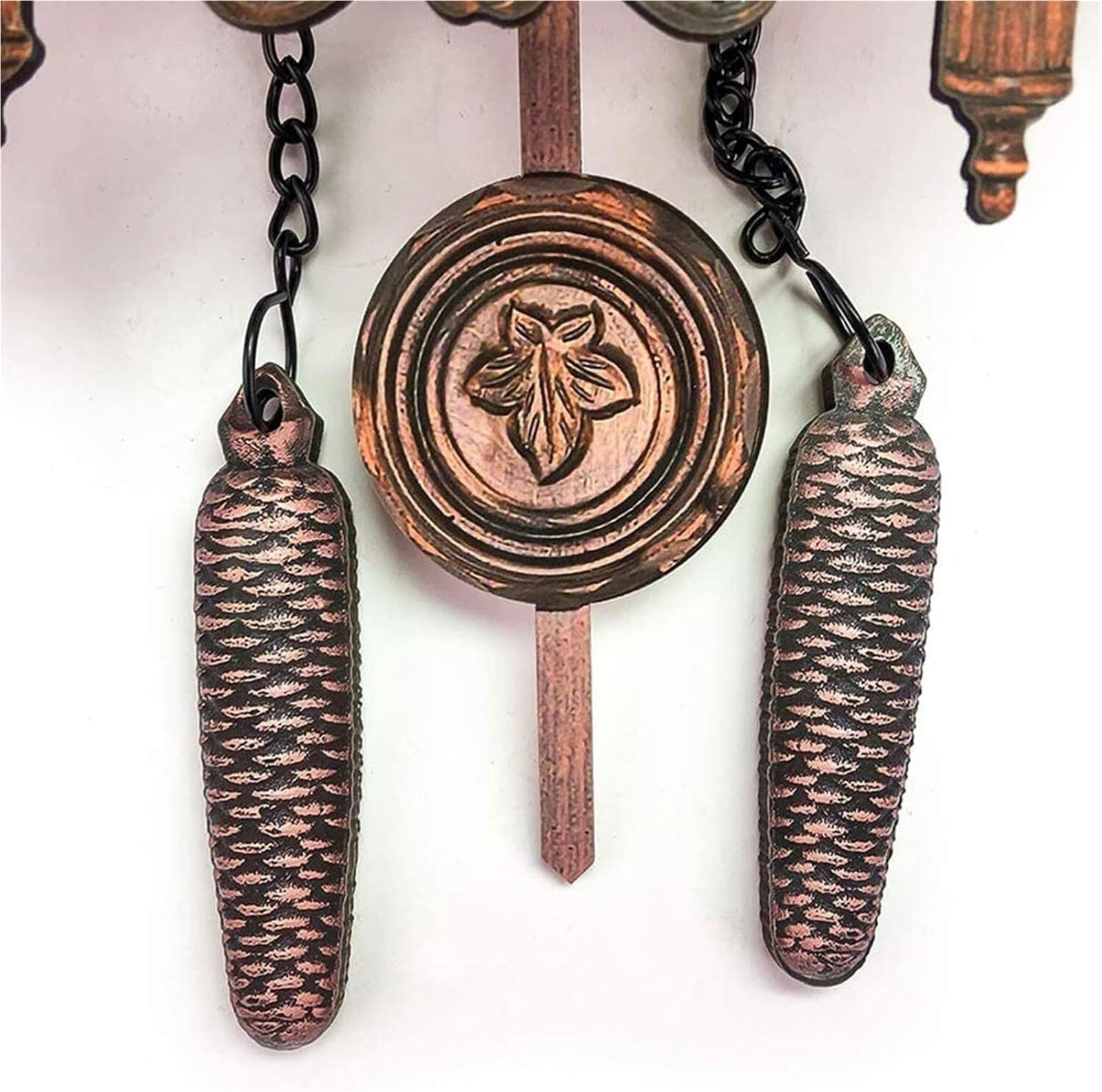 Reloj de cuco de bosque negro, reloj de pared mecánico de madera para decoración del hogar o restaurante, diseño tradicional, funcionamiento sin pilas