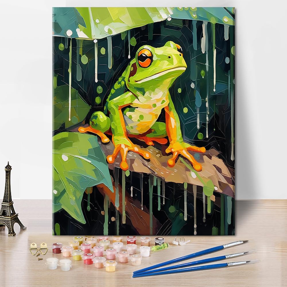 TUMOVO DIY Paint by Number Octopus and Tentacles of Octopus Paint by Numbers for Adults Abstract Adult Paint by Numbers Kids on Canvas Wall Art Paint by Numbers for Adults Beginner Framed 16x20 inch