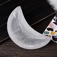 Vista 9 de JIC Gem Daga espiral de selenita tallada de 7 pulgadas, cuchillo de piedra de cristal de selenita de 7.1 in, curación de espada de selenita