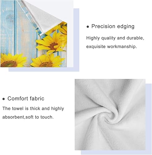 Vista 39 de ALAZA Juego de toallas de baño, toallas de fuego de agua de béisbol, 3 piezas, 1 toalla de baño, 1 toalla de baño, 1 toalla de mano, juego de 3