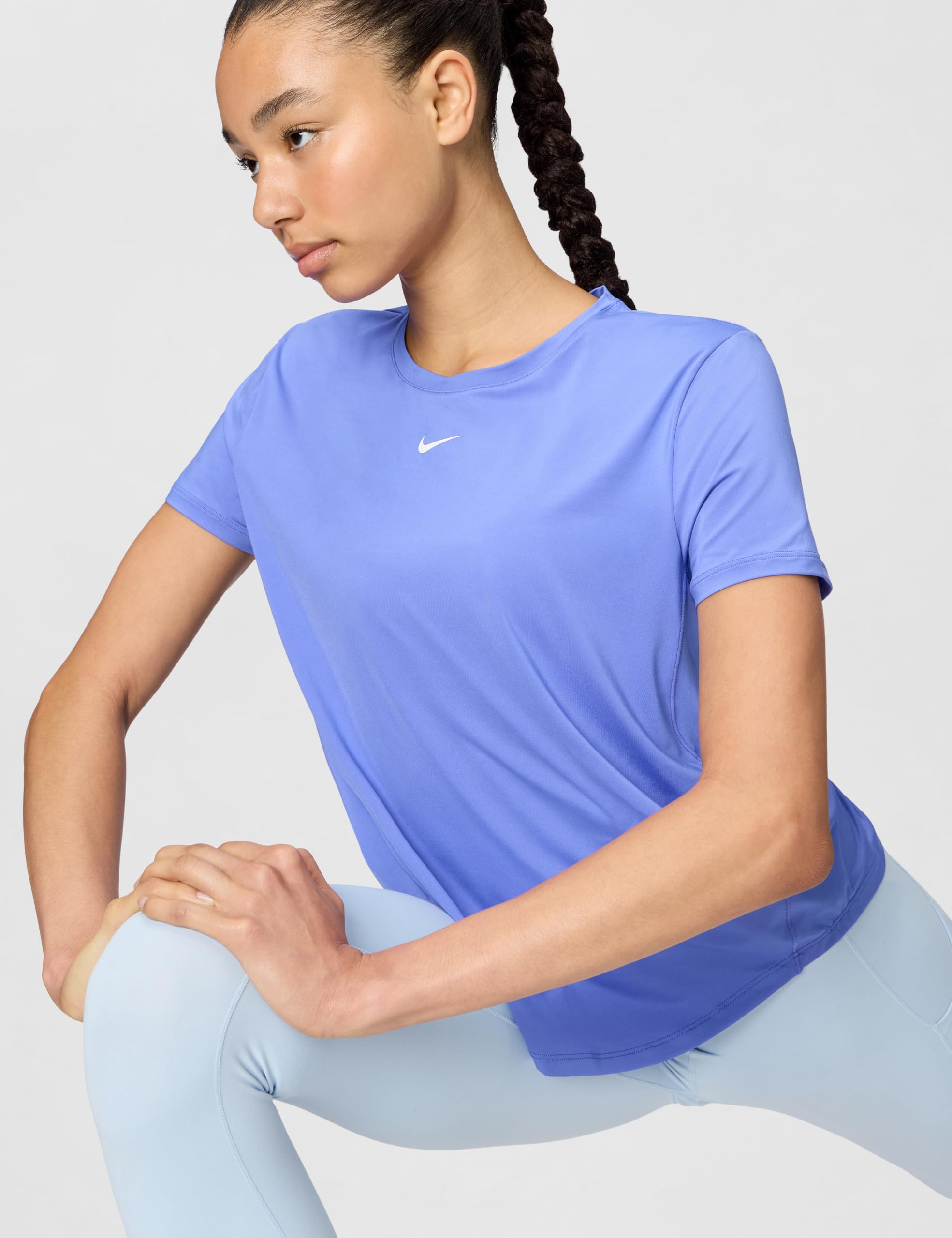 Nike Damen One Classic Df SS T-Shirt, Sapphire/White, S