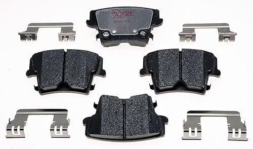 Miniatura 2 de Raybestos Element3 EHT Juego de pastillas de freno traseras de repuesto para modelos Dodge AvengerChallengerChargerMagnum y Chrysler 300 (EHT1057H)