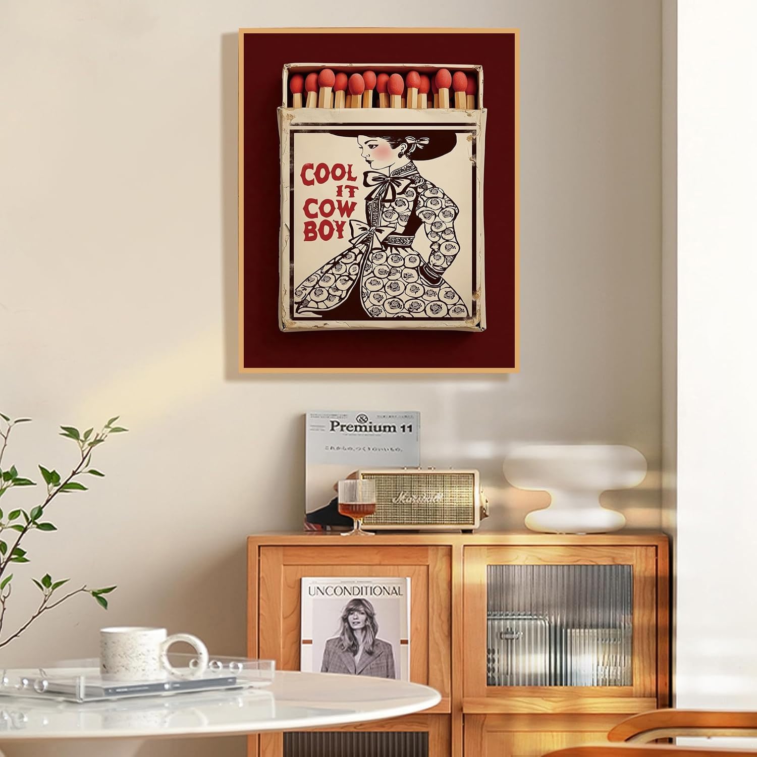Cool It Cow Boy Diamond Art Kits for Adults Diamond Painting Kit Beginner