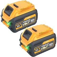 9.0Ah Floxvolt Replacement Battery for Dewalt 20/60V Max Battery 2PACK