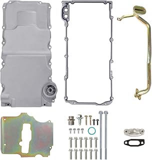 302-3 LS Swap Retrofit Aluminum Oil Pan Conversion Kit Compatible with LS1 LS2 LS3 A/G/F-Body Chevy 4.8L 5.3L 6.0L 6.2L Engines