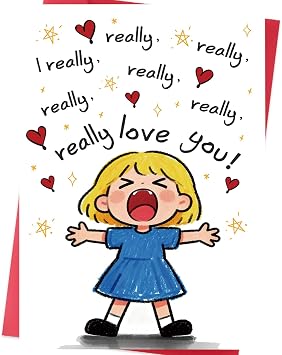 Cute Valentines Day Card Romantic Valentine Gift for Him or Her Sweet Love Card for Boyfriend, Girlfriend, Husband, or Wife