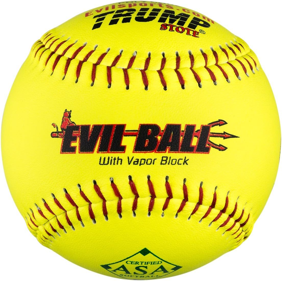Half Dozen ASA Evil Ball 12" Softballs 52 COR 300