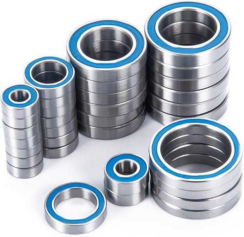 Miniatura 3 de AXSPEED Kit completo de rodamientos de bolas de 33 piezas para camión X-MAXX RC 1/5