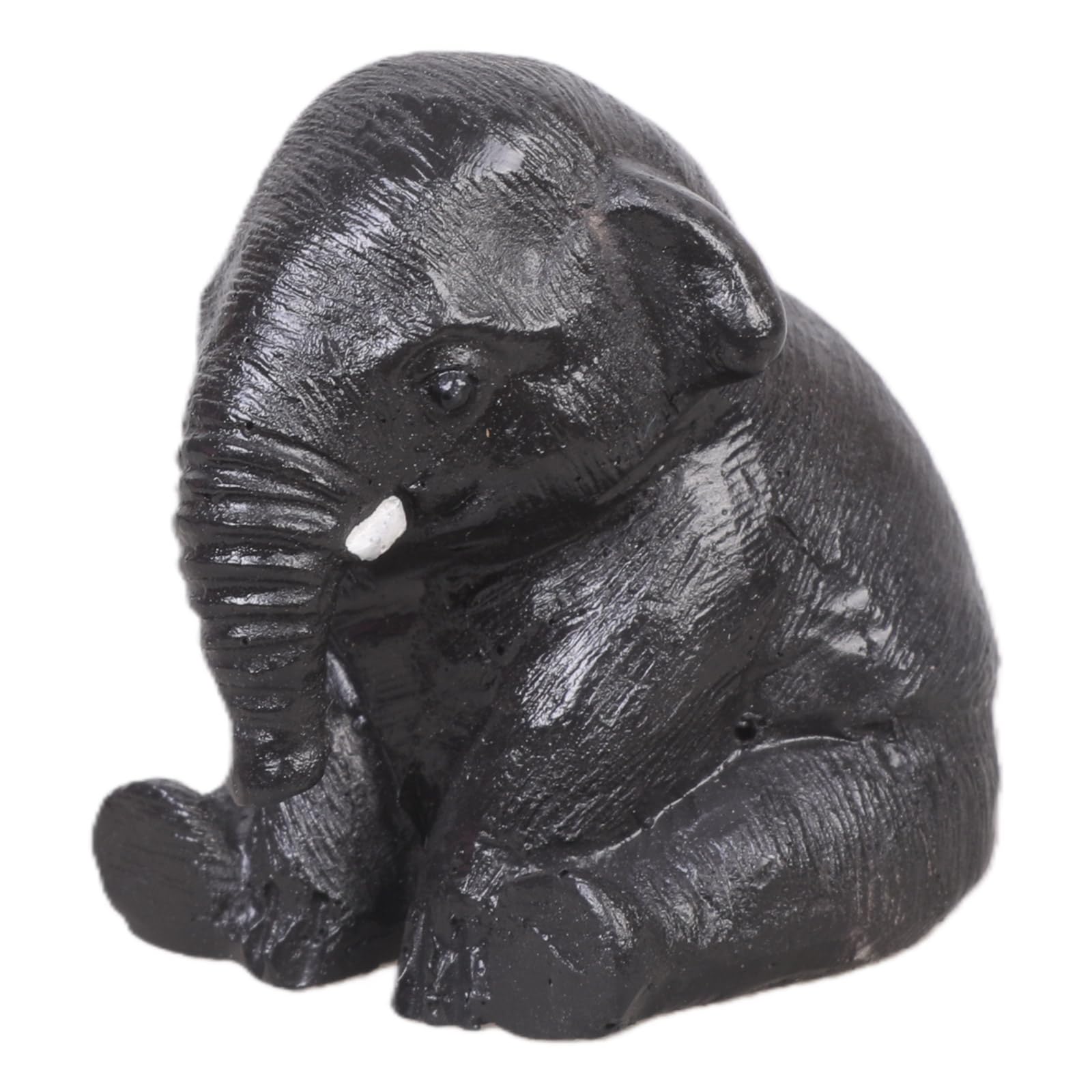Yhplxyuus Handmades Teas Pet Elephant Figurines Decorations Desktops Animal Ornament Teas Ceremony Desk Pet Set Part Animal Ornament Set Part