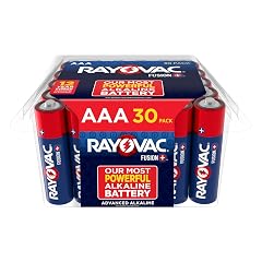 Rayovac Fusion AAA Batteries 30 Pack Triple A Alkaline Batteries