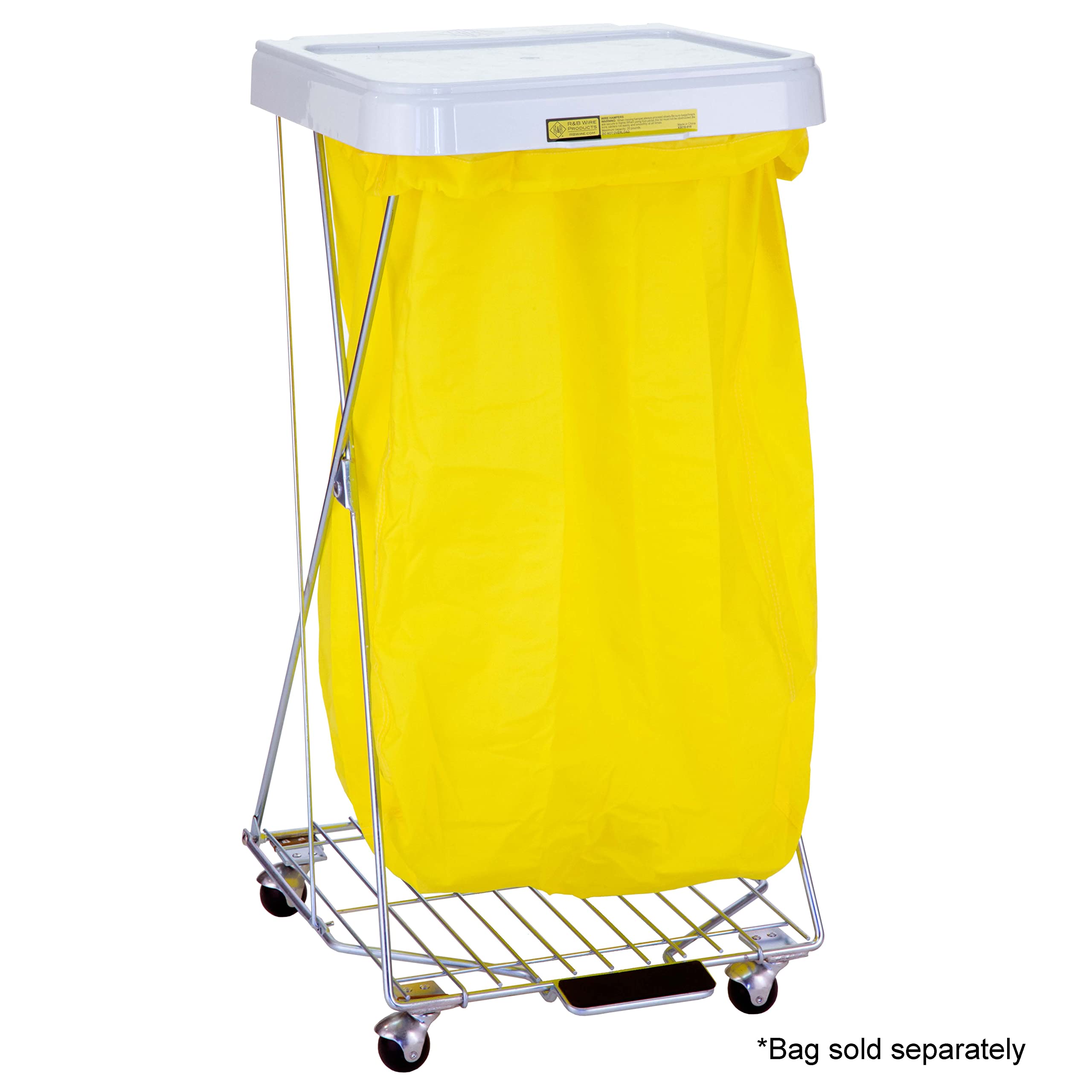 Amazon.com: R&B Wire™ 697 Multi-Purpose Rolling Wire Hamper with 