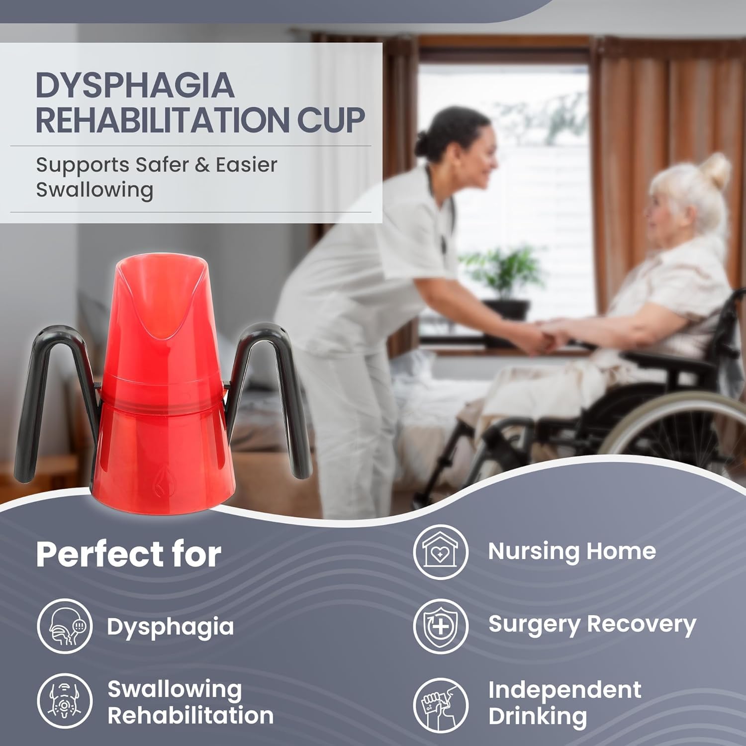 Adjustable Dysphagia Cup by RiJe by RiJe