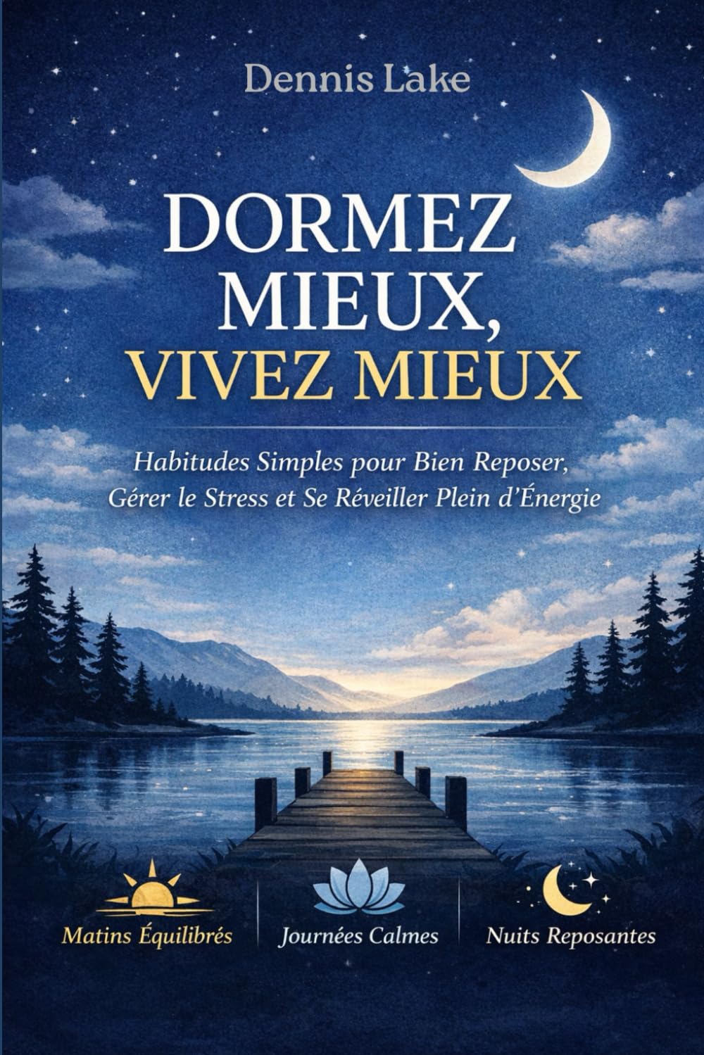 Dormez Mieux, Vivez Mieux: Habitudes Simples pour Bien Reposer, Gérer le Stress et Se Réveiller Plein d’Énergie (Sleep Smarter, Live Better: Proven ... Deep, Restorative Sleep and Lasting Energy)