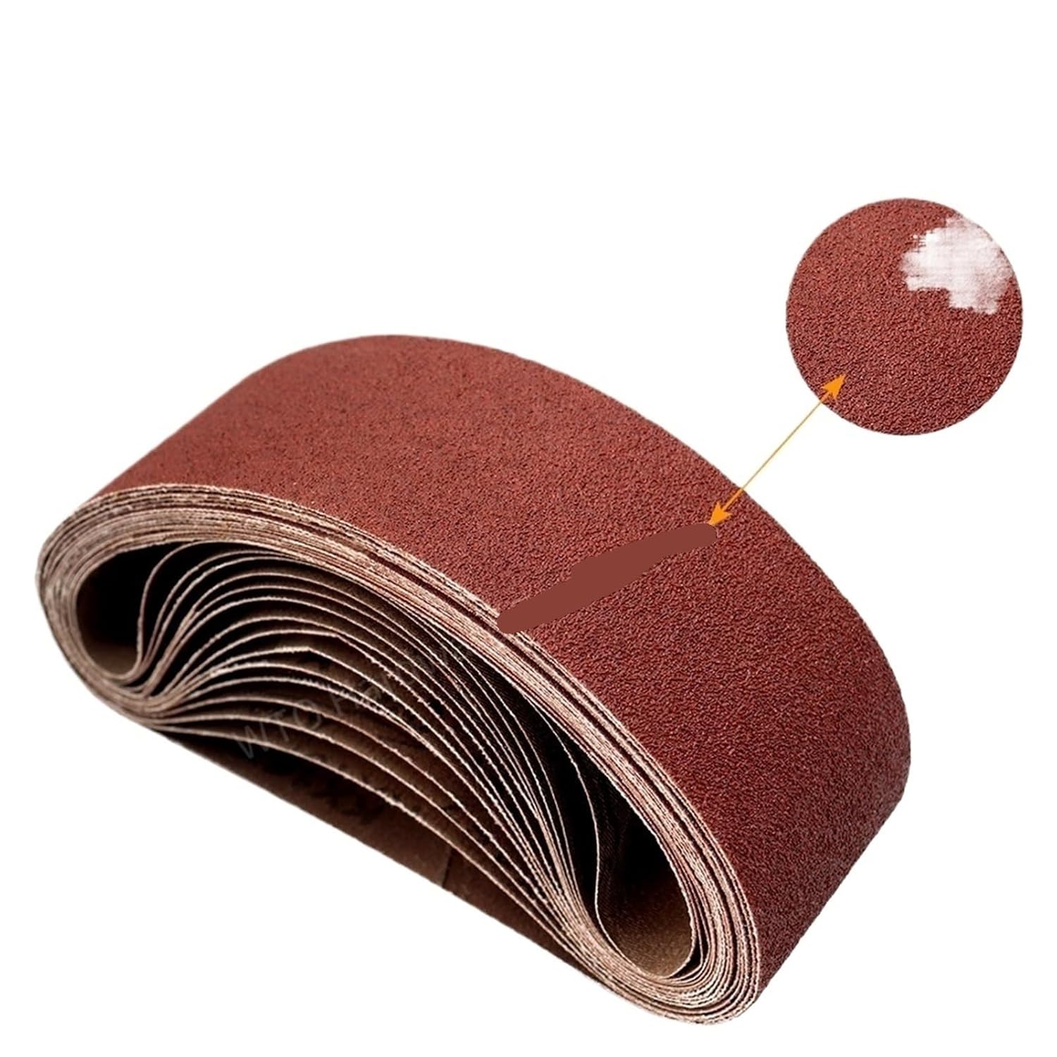 5PCS 2100 * 50 mm Sander Belts, Aluminum Oxide Sanding Belt Machine Accessories for Metal Polishing, 40-1000 Grits(800)