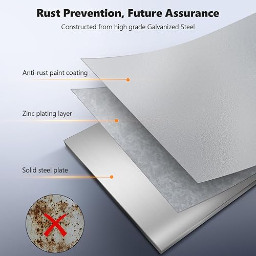Miniatura 5 de SURAIELEC Caja de toma de corriente eléctrica para exteriores, receptáculos GFCI WRTR duales de 20 amperios, recinto 3R resistente a la lluvia,