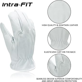 Goatskin Leather Work Gloves