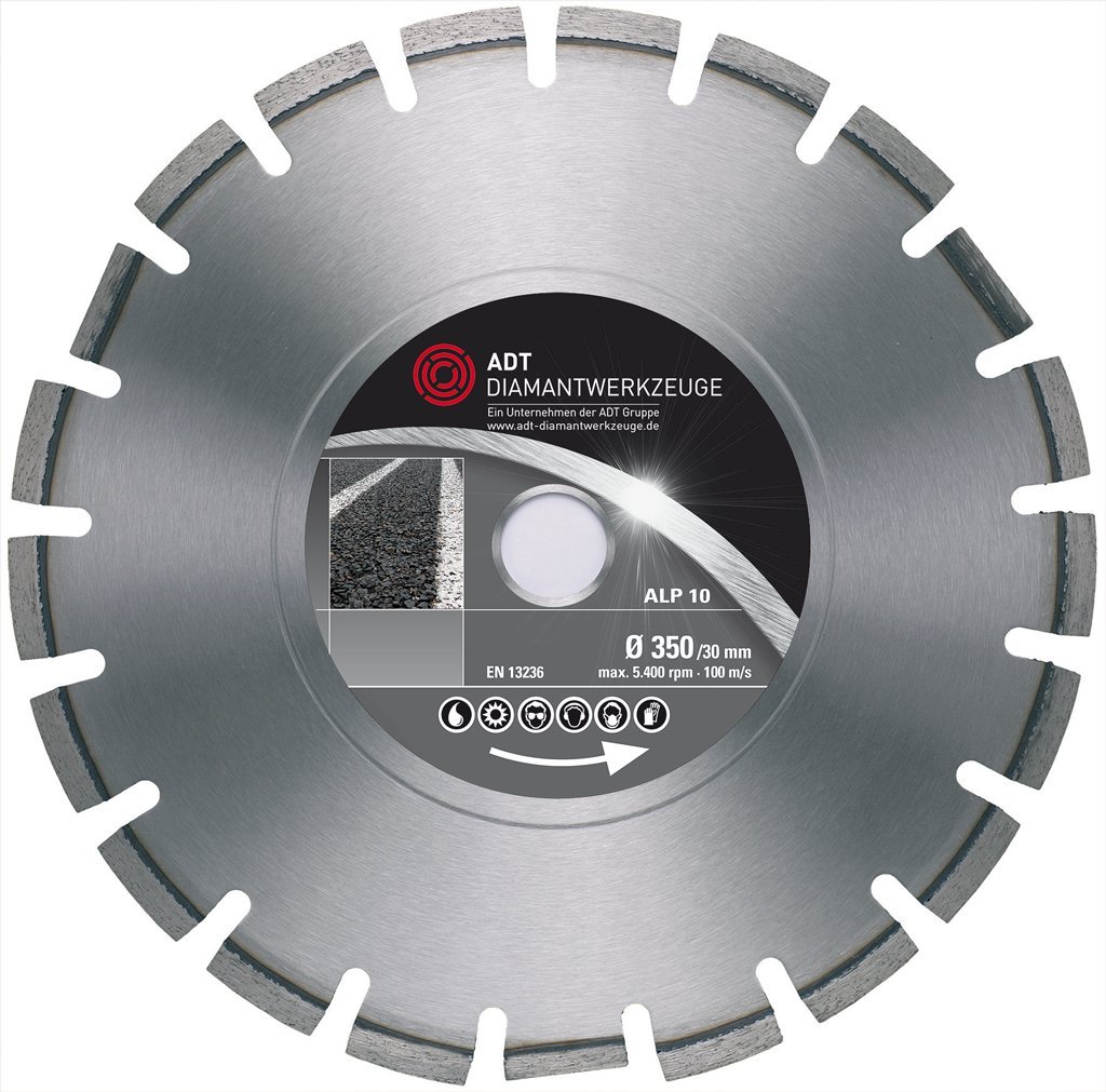 Disco de corte de diamante ALP 10 Premium/soldado con láser/diámetro de 500 mm/orificio de 20,0 mm