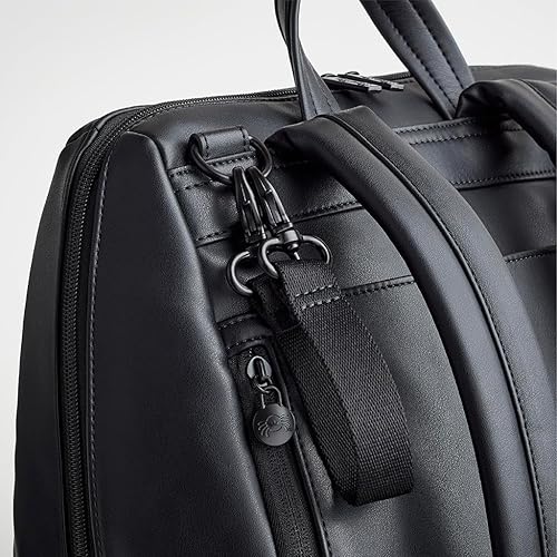 Miniatura 12 de Itzy Ritzy Eras - Mochila para pañales Bolsa de pañales elegante de gran capacidad para hombres con diseño neutro, 15 bolsillos, cambiador, correas