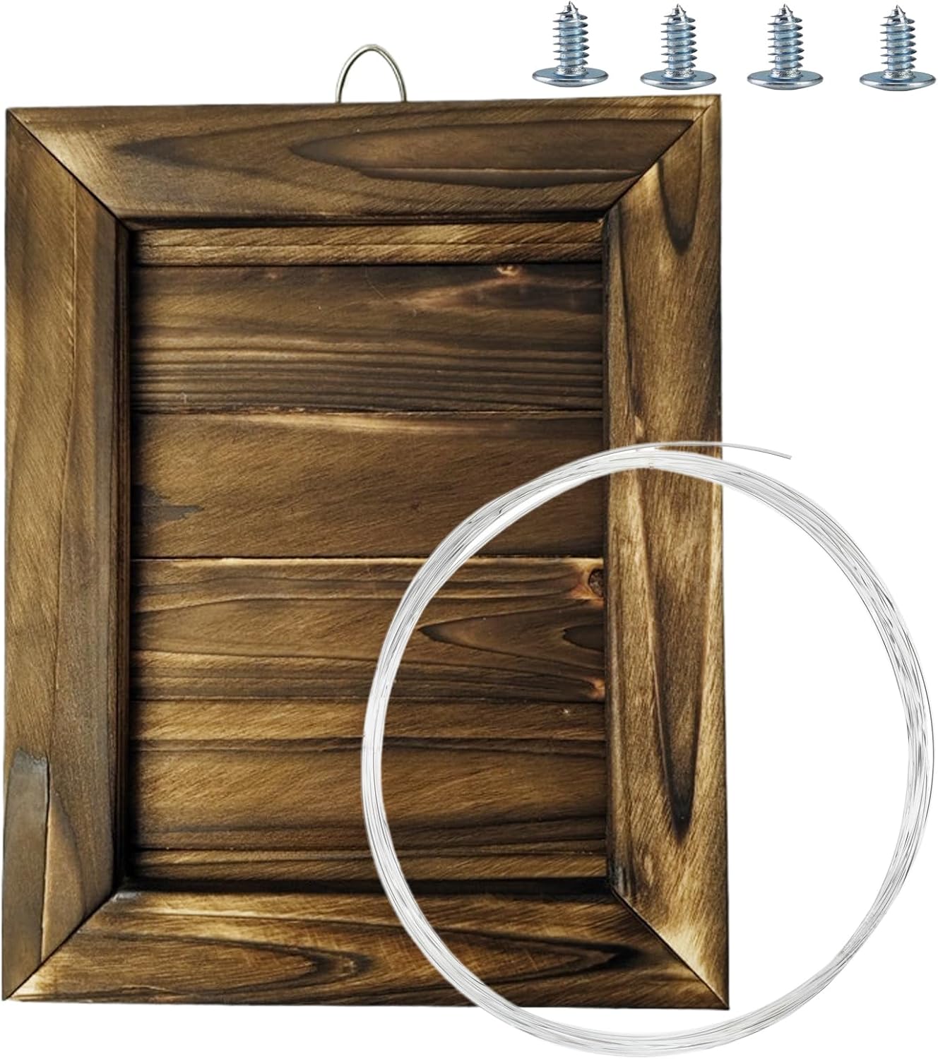 Staghorn Fern Mounting Kit - Wooden Wall Hanging Planter for Orchids,Vertical Garden & Climbing Plants with Decorative Outdoor Frame,Plant Holder Board & Wall Decor