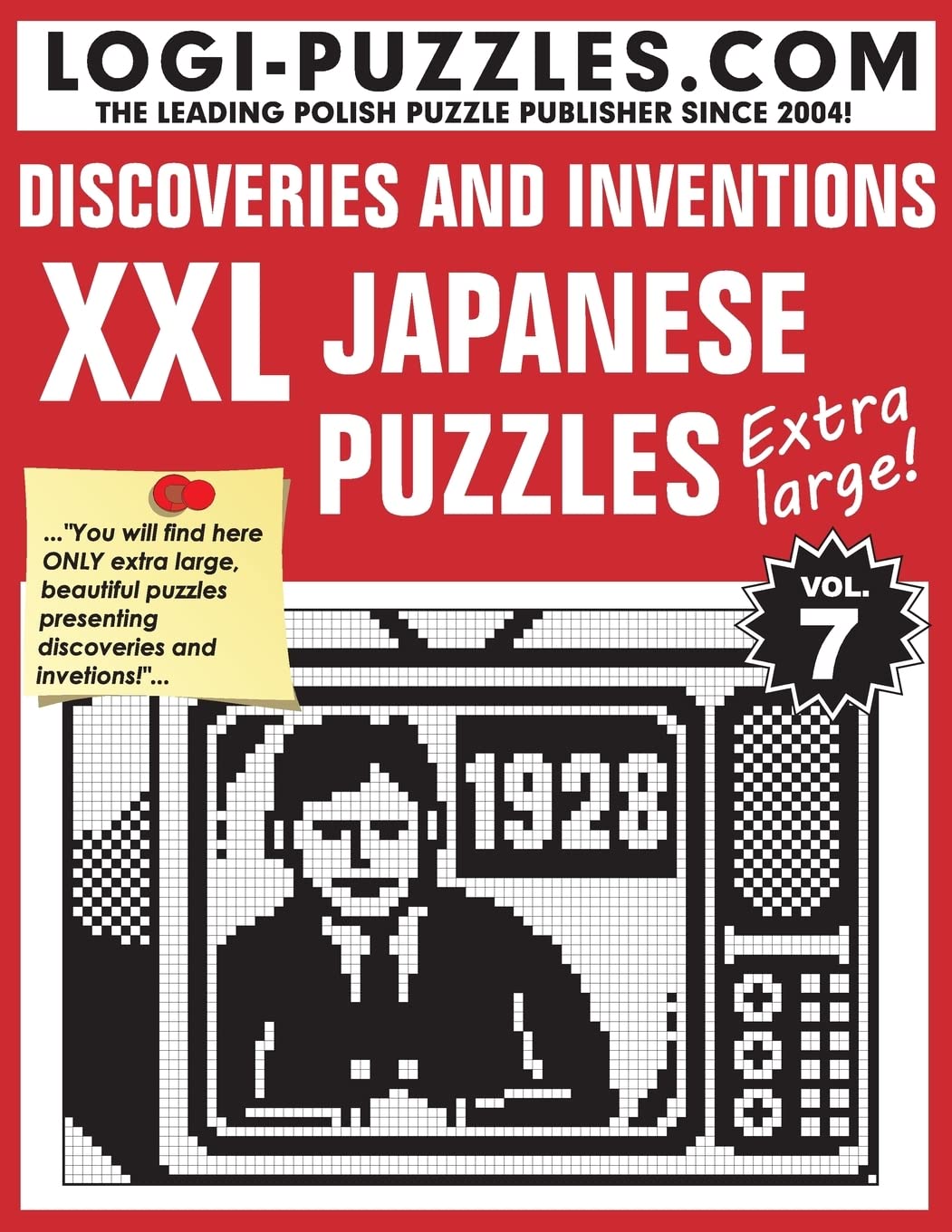 XXL Japanese Puzzles: Discoveries and Inventions: Volume 7