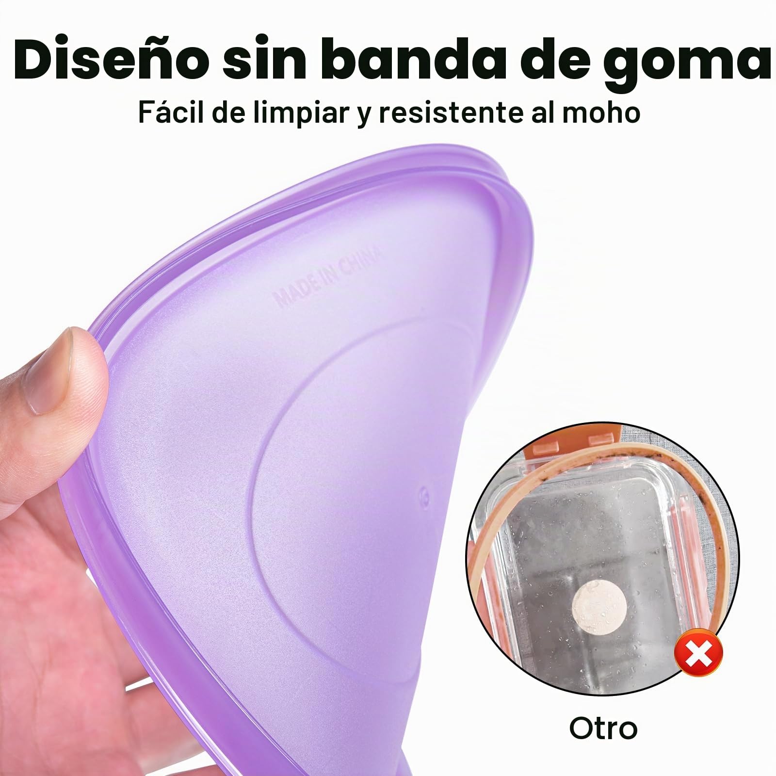 7PCS botes cocina almacenaje, recipientes para alimentos Reutilizables - Microondas, Lavavajillas, Recipientes de Almacenamiento en el Congelador Para la Preparación de Comidas(900ML)