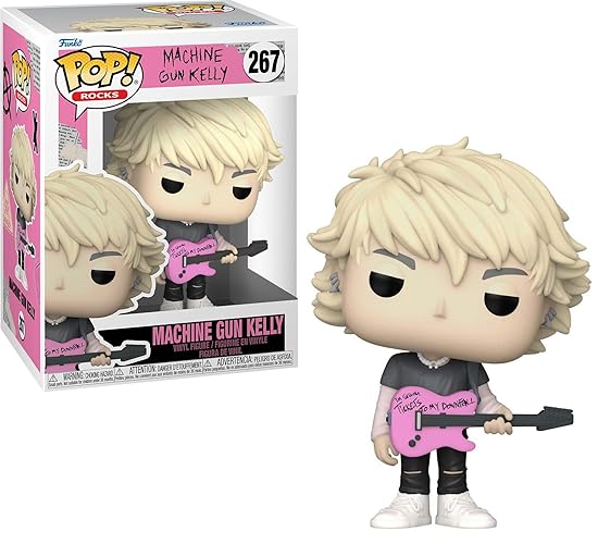 Funko Pop! Music: Machine Gun Kelly - Tickets to My Downfall, Multicolor, Vinyl Figure, 3.91-Inch Tall