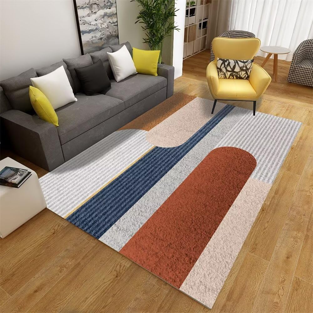 Tapis de chambre adulte 80x150cm moderne gris long pour couloir