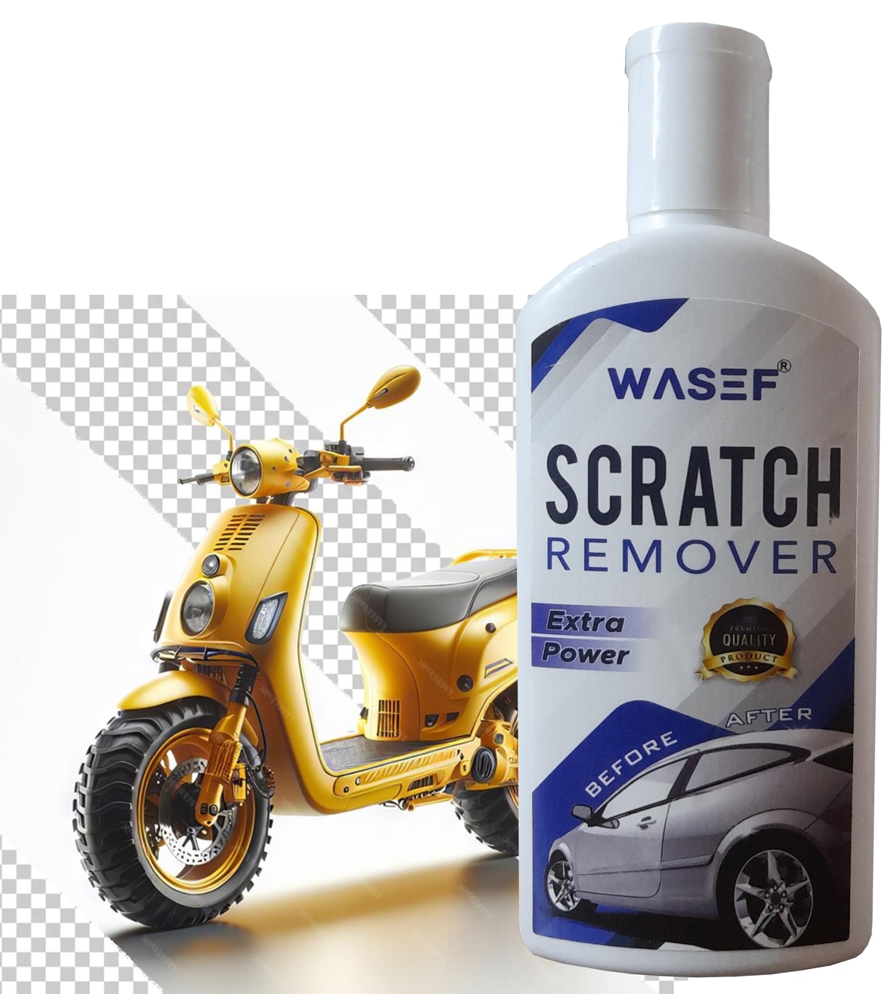 WASEF Scratch Remover All Colour Car & Bike Scooty Scratch Remove Repair Agent Wax 100 Gm, Not For Dent & Deep Scratches (1 Pcs)-image-27