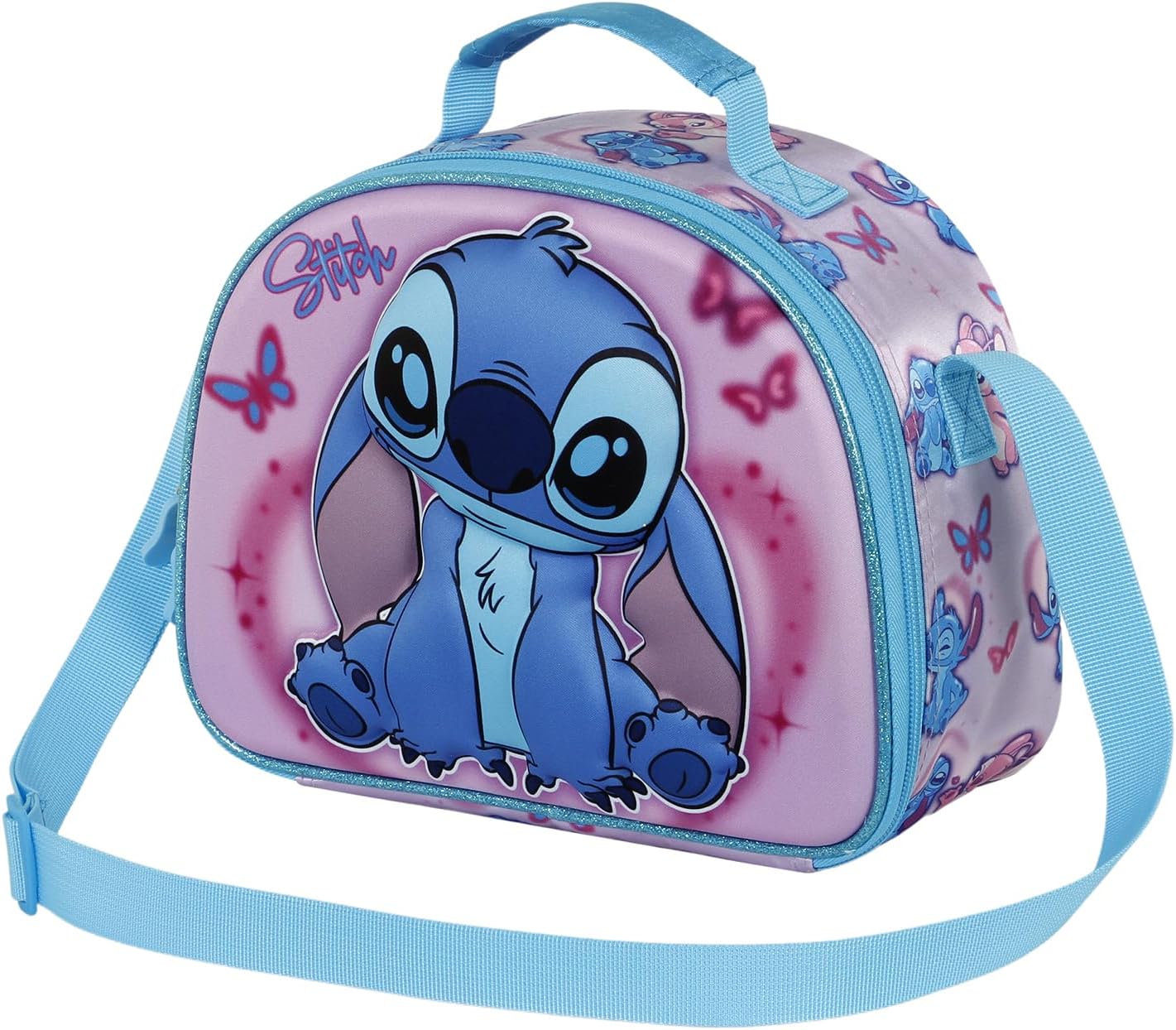 Sac à Goûter Barbie Rainbow 3D Rose - Isotherme Avec Bandoulière Ajustable 25,5 X 20 Cm