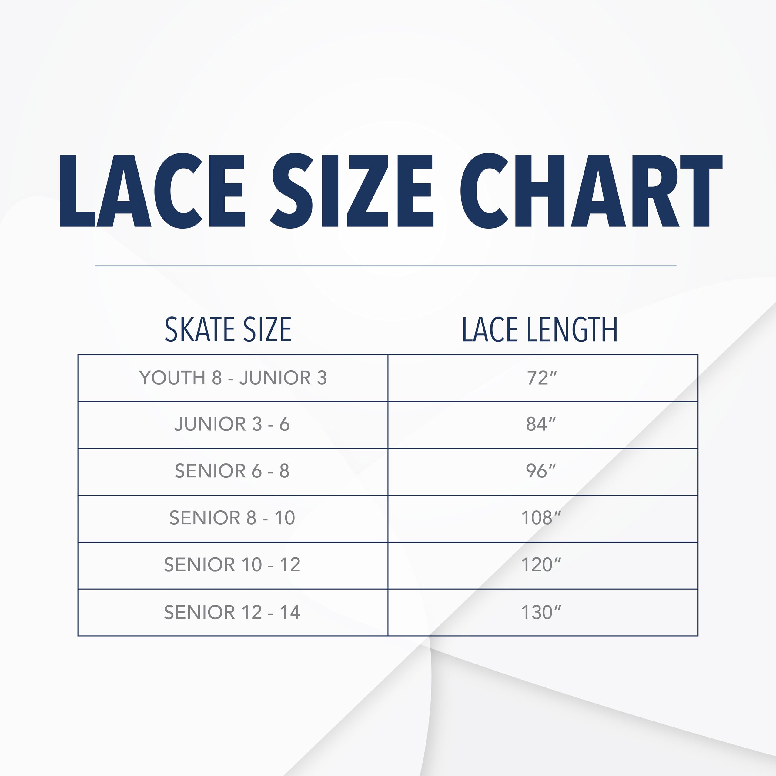 Howies Hockey Skate Laces - White 120” Waxed Laces for Ice Hockey and Figure Skating