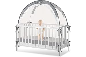 Spacious Safety Canopy Crib Tent to Guard Your Little One