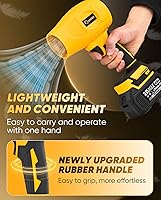 Vista 5 de Saker Handheld Cordless Leaf Blower Portable Dust Cleaner 180000 RPM Compressed Air Duster with Adjustable Speed for Drying Patio Cleaning Camping 2