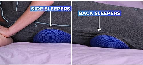 Miniatura 2 de HANDA - Almohada de apoyo lumbar ergonómica de espuma viscoelástica en la parte trasera, cojín de cintura transpirable, alivio del dolor inferior