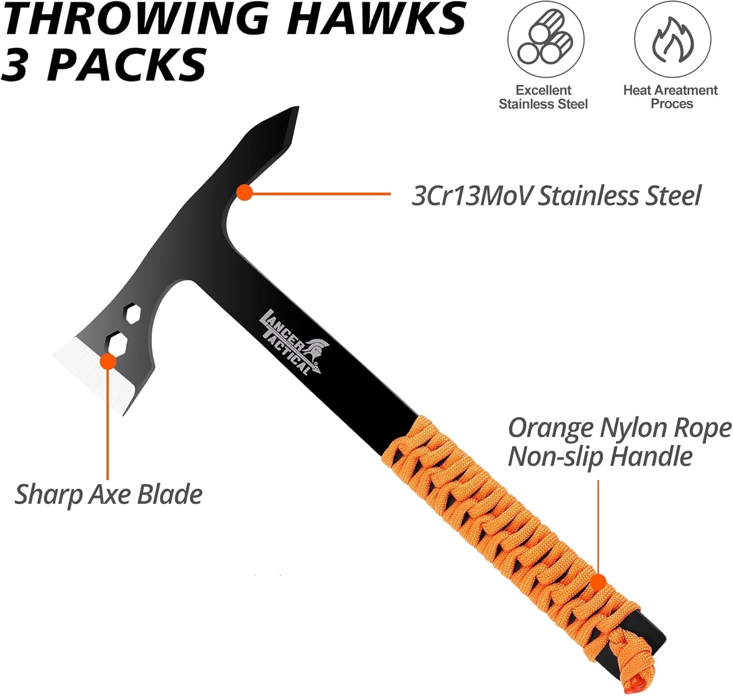 Jeu de lancer de haches Tomahawk Toss intérieur/extérieur NSG, 3 ans et Jeu de lancer de haches Tomahawk Toss intérieur/extérieur NSG, 3 ans et