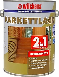 Wilckens 2in1 Parkettlack seidenmatt, 2,5 l, farblos