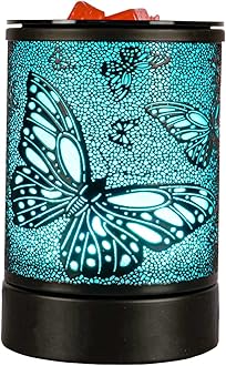 Enaroma Butterfly Black Electric Fragrance Wax Melts Warmer Oil Melter Scented Tart Burner for Home Decor