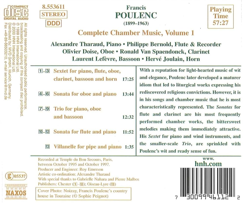 Amazon.com: Complete Chamber Music, Vol. 1: Sextet for piano