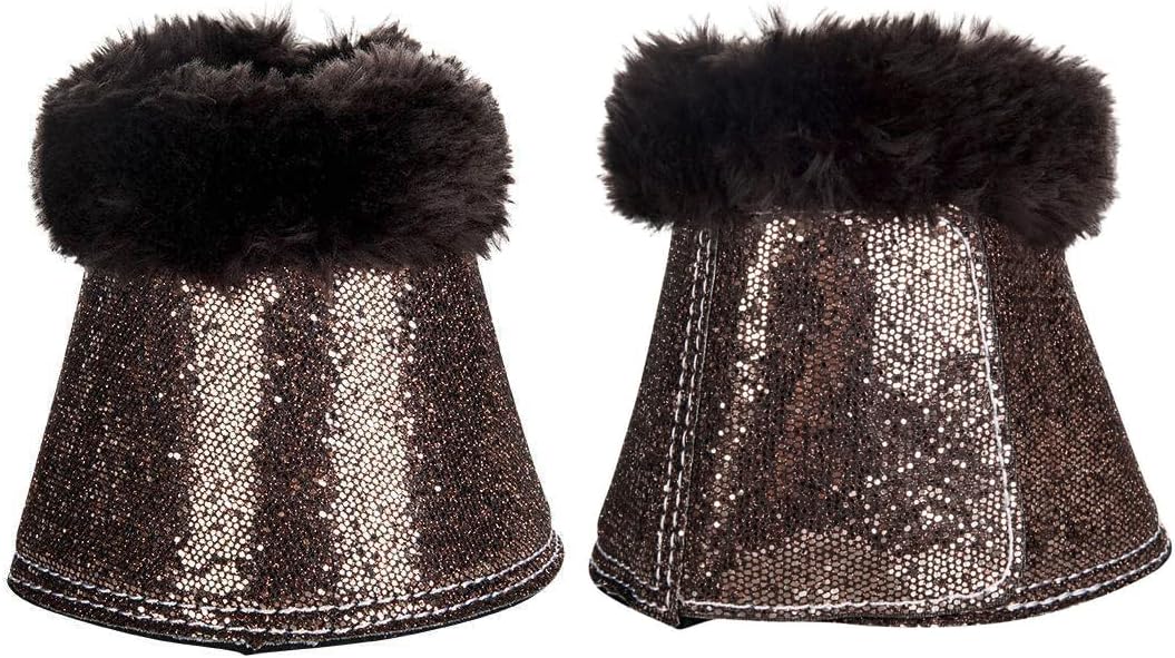 Cavezza In Nylon Con Glitter E Imbottitura In Pile - Regolabile, Con Moschettone, Blu - Foto 4