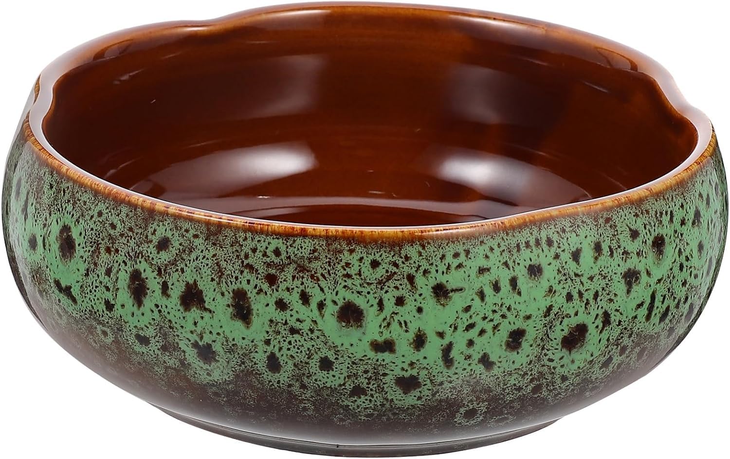 Niltracy Multicolor Hydroponic Water Planter Pot Ceramic Succulent Bonsai Pot Water Lily Narcissus Planting Bowl Flowerpot Container Garden Decoration (Style B)