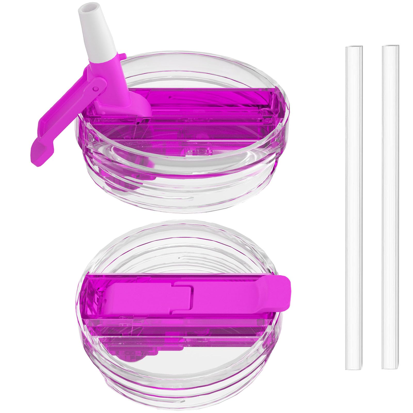 Couvercle de rechange avec paille à rabat accessoire anti-fuite réutilisable 12025