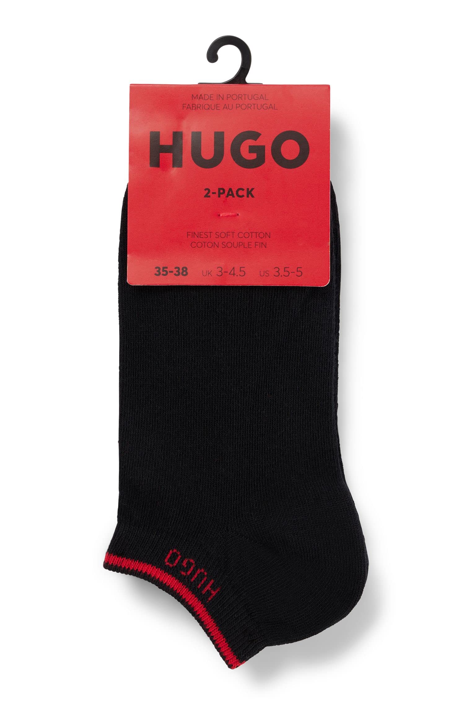HUGO Damskie skarpety (2 sztuki), czarny (Black1), 35-38 EU