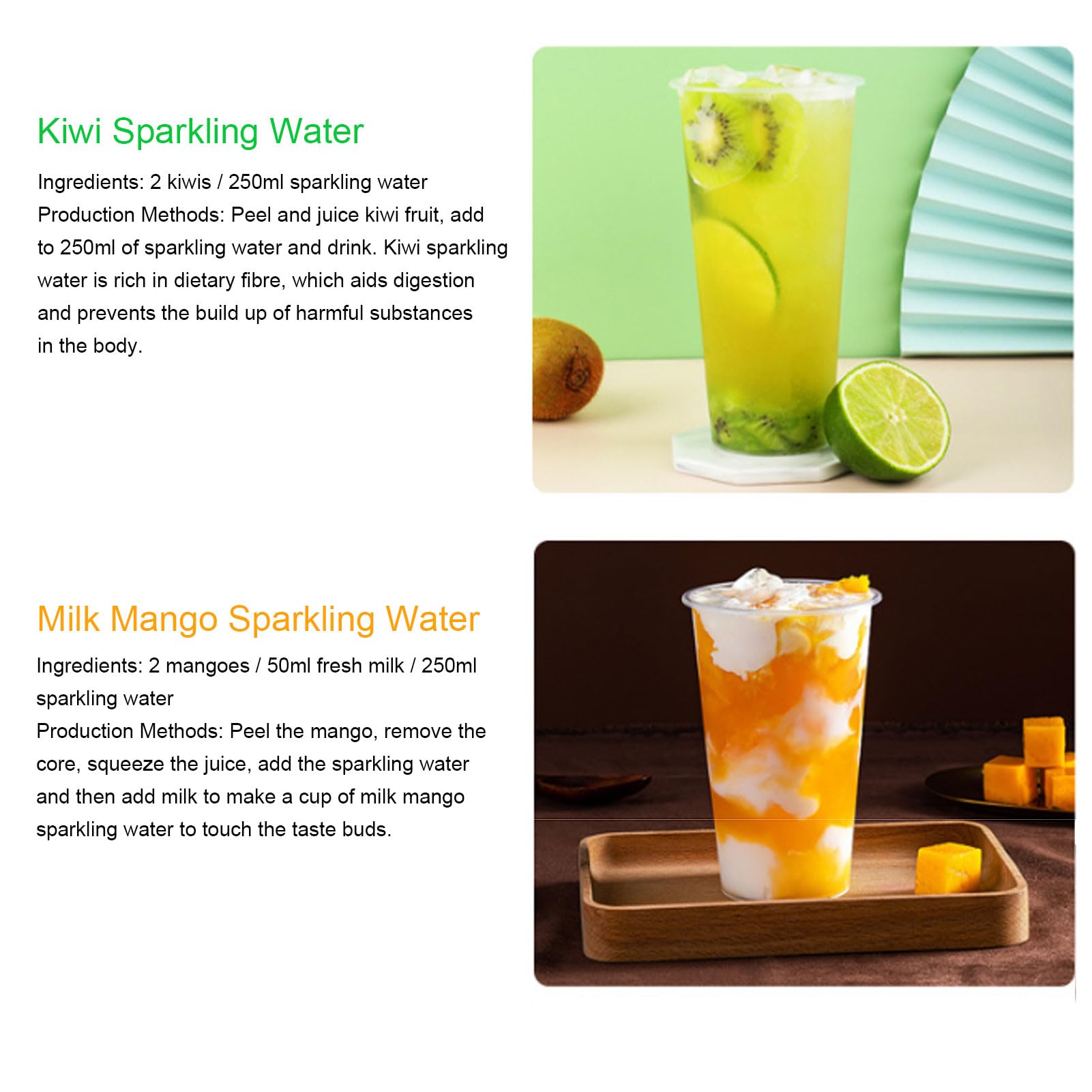Generic Máquina Portátil de Agua Carbonatada para Hacer Refrescos, Diseño que Ahorra Espacio para el Hogar, Bar, Cocina, Aluminio, 1L