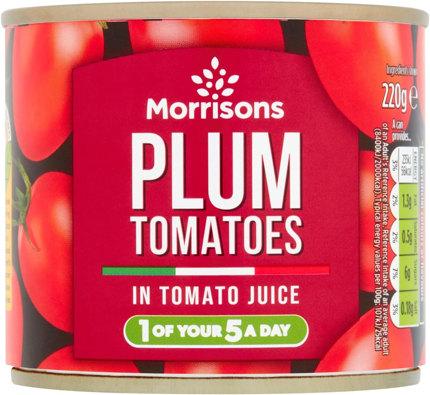 Morrisons Plum Tomatoes 220g