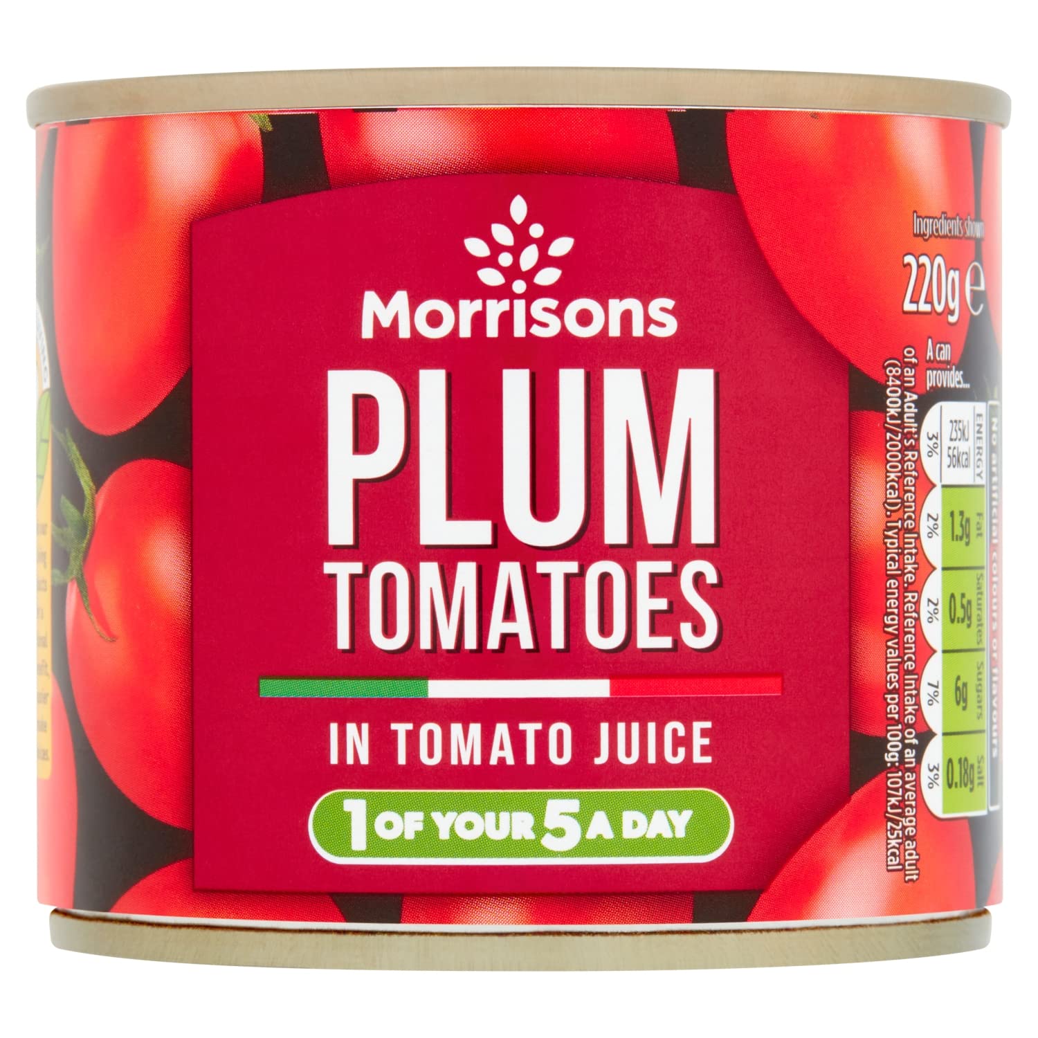 Morrisons Plum Tomatoes 220g