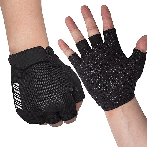 RIGWARL Guantes de entrenamiento, guantes de fitness ligeros con protección completa de la palma y excelente agarre para hombres y mujeres, guantes