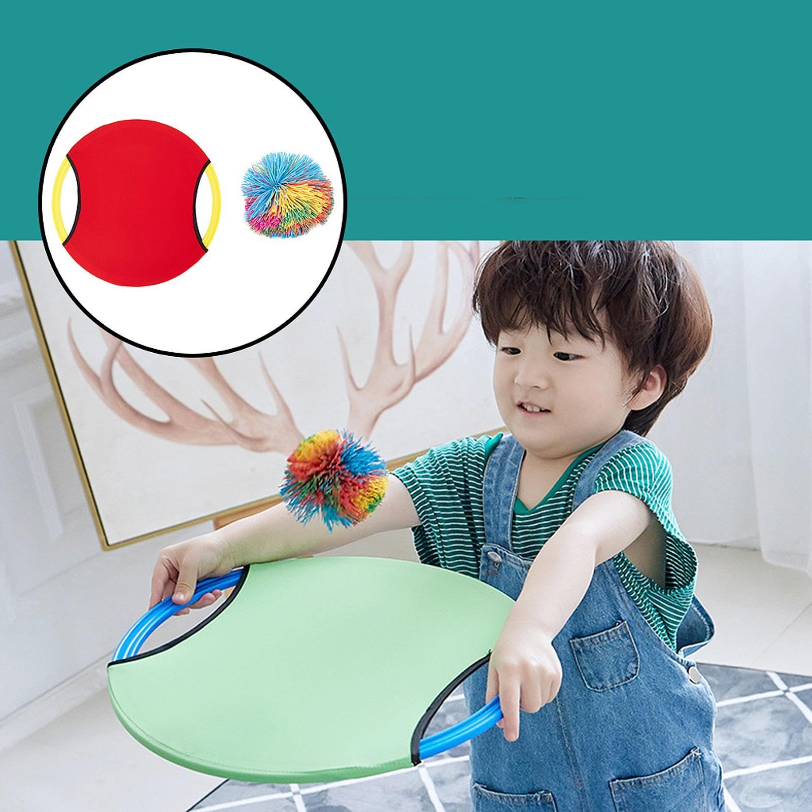 Trampolin Paddelballspiel – Sinnestraining für Camping, Kindergartenparty